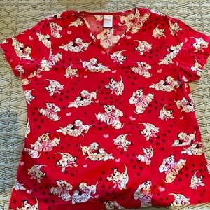 101 Dalmatians scrub top